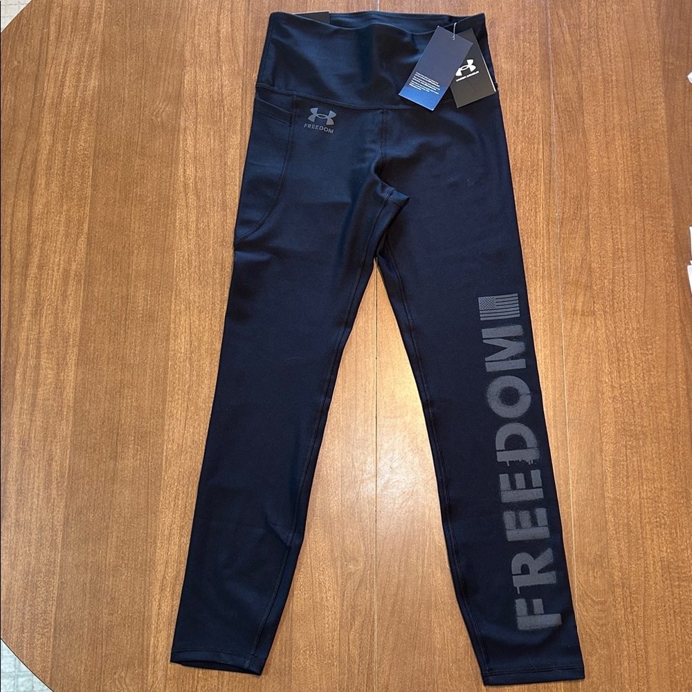 Under Armour Black FREEDOM Performance Leggings